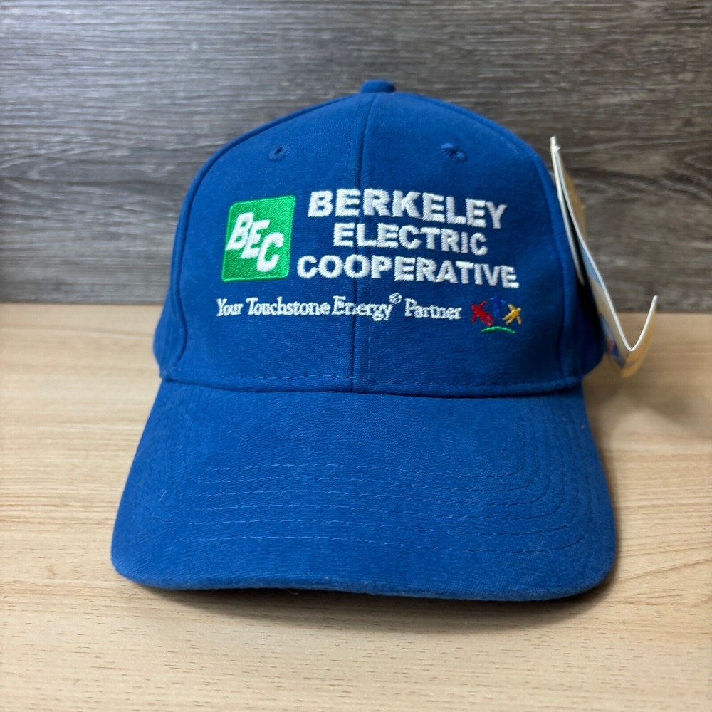 Berkeley Electric Cooperative Hat Cap Strap Back‎ Blue Adjustable NWT